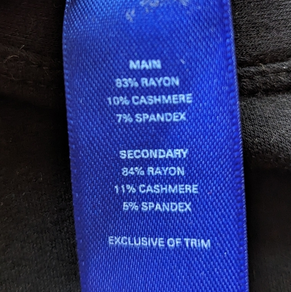 Kit and Ace Cashmere Brushed French Terry Wave Dress - Black - 6 - Picture 5 of 5